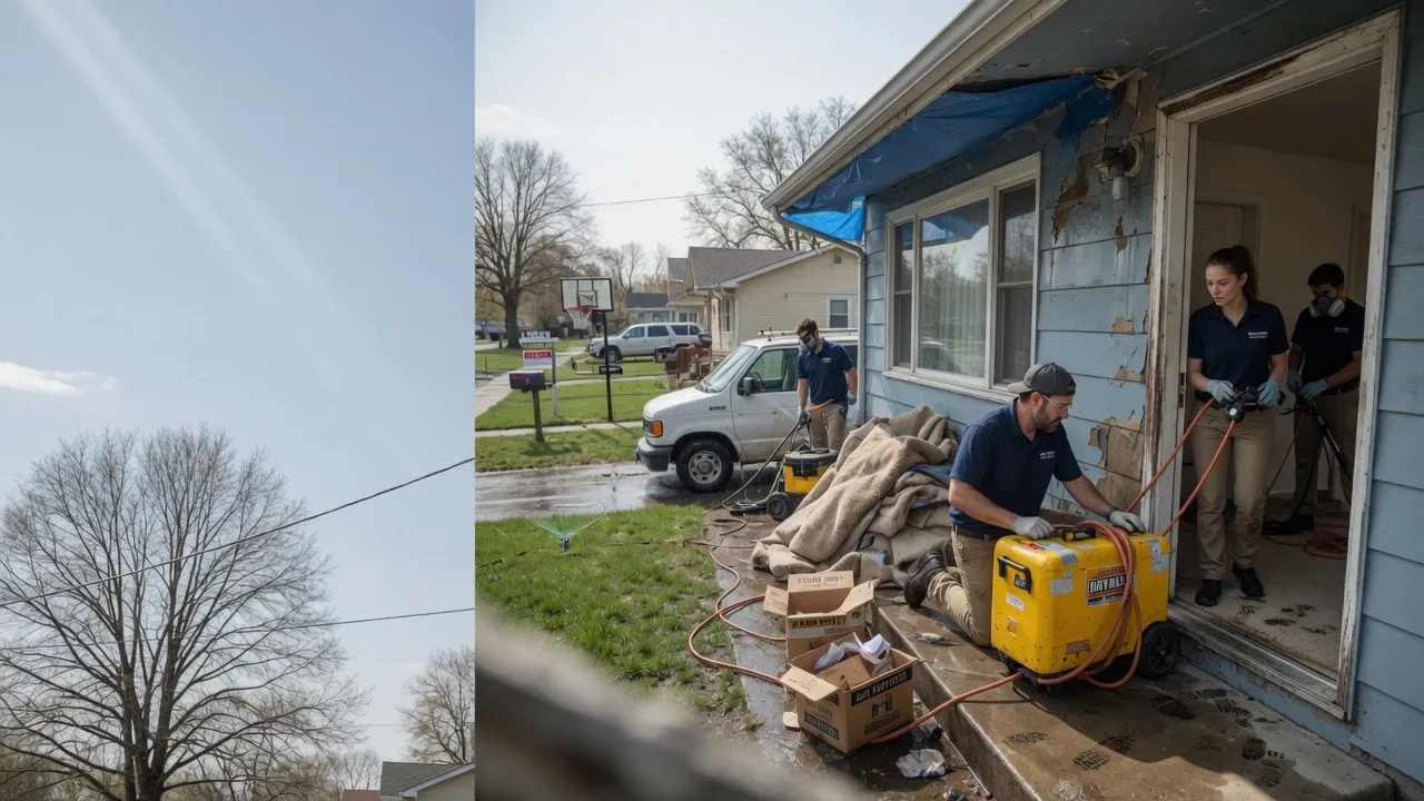 Basement Flood Cleanup in Leesburg, IN near me